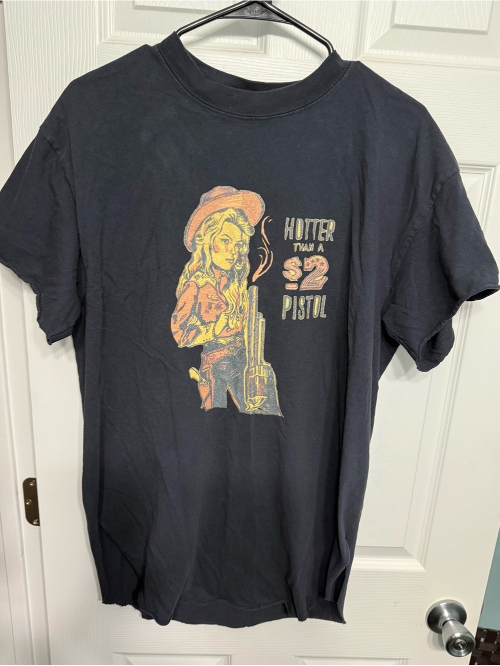 Vintage Western Graphic Short-Sleeve Tee - Black